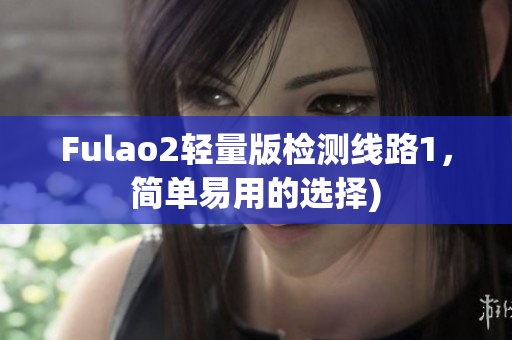 Fulao2轻量版检测线路1，简单易用的选择)