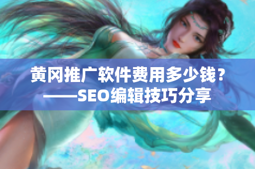黄冈推广软件费用多少钱？——SEO编辑技巧分享