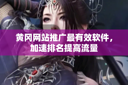 黄冈网站推广最有效软件，加速排名提高流量