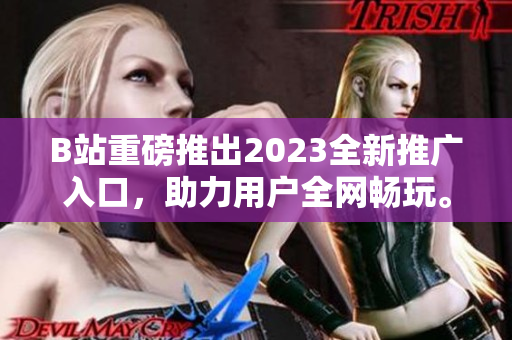 B站重磅推出2023全新推广入口，助力用户全网畅玩。