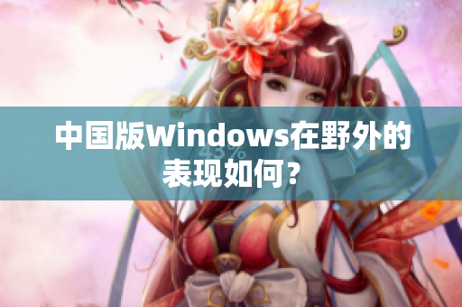 中国版Windows在野外的表现如何？