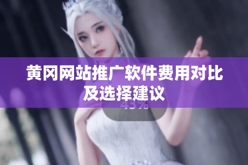 黄冈网站推广软件费用对比及选择建议
