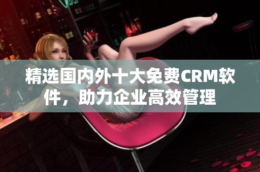 精选国内外十大免费CRM软件，助力企业高效管理