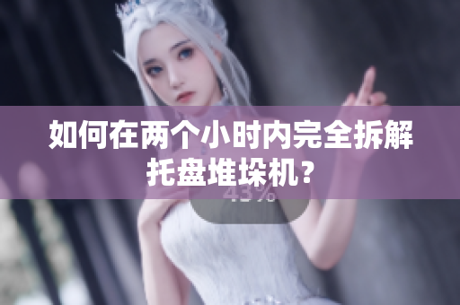 如何在两个小时内完全拆解托盘堆垛机？