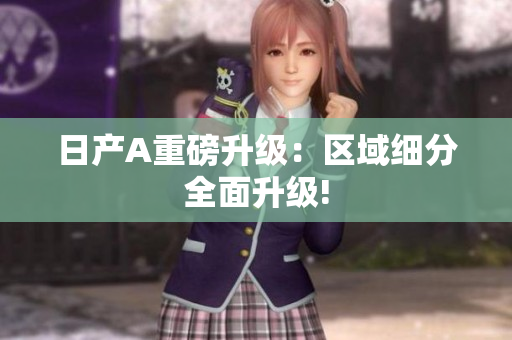 日产A重磅升级：区域细分全面升级!