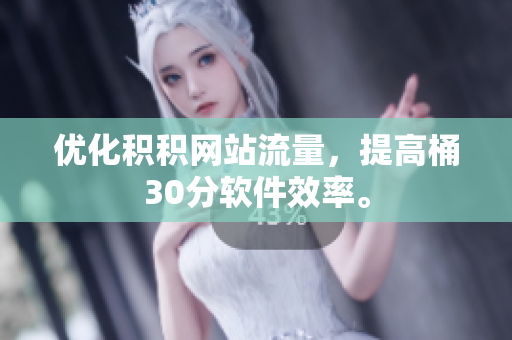 优化积积网站流量，提高桶30分软件效率。