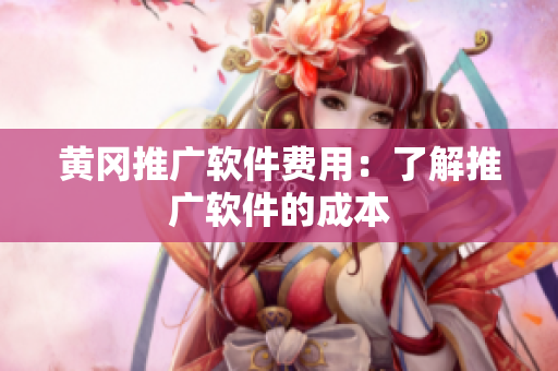 黄冈推广软件费用：了解推广软件的成本
