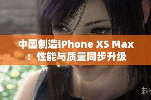 中国制造iPhone XS Max：性能与质量同步升级