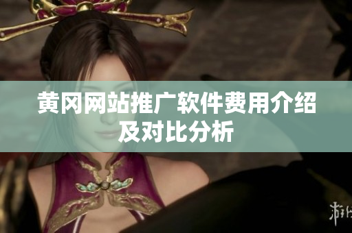 黄冈网站推广软件费用介绍及对比分析