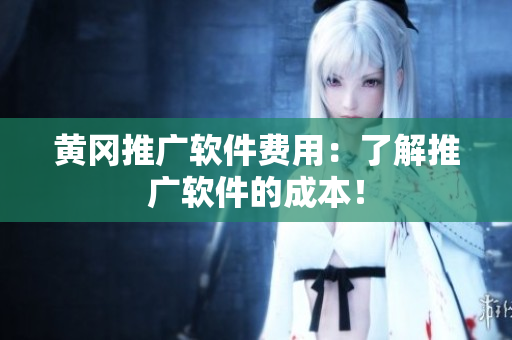 黄冈推广软件费用：了解推广软件的成本！