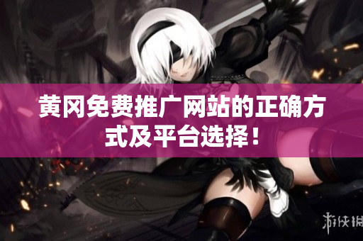 黄冈免费推广网站的正确方式及平台选择！