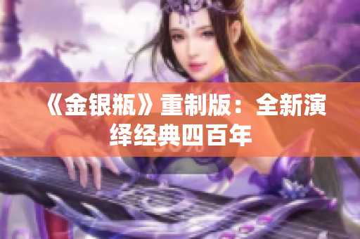 《金银瓶》重制版：全新演绎经典四百年