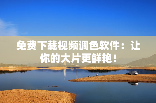 免费下载视频调色软件：让你的大片更鲜艳！