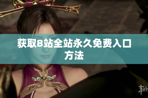 获取B站全站永久免费入口方法