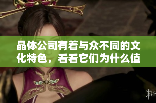 晶体公司有着与众不同的文化特色，看看它们为什么值得我们关注