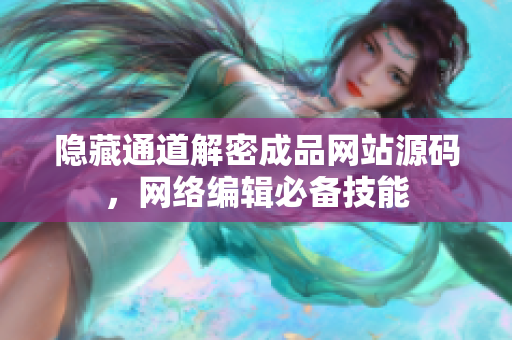 隐藏通道解密成品网站源码，网络编辑必备技能