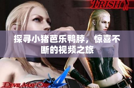 探寻小猪芭乐鸭脖，惊喜不断的视频之旅