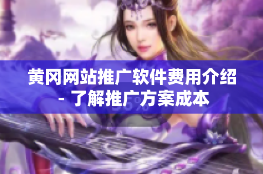 黄冈网站推广软件费用介绍 - 了解推广方案成本
