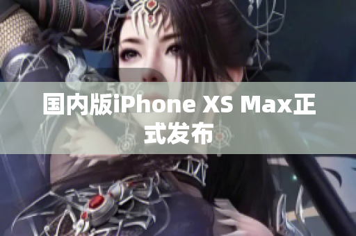 国内版iPhone XS Max正式发布