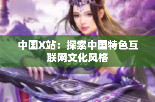 中国X站：探索中国特色互联网文化风格