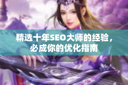 精选十年SEO大师的经验，必成你的优化指南