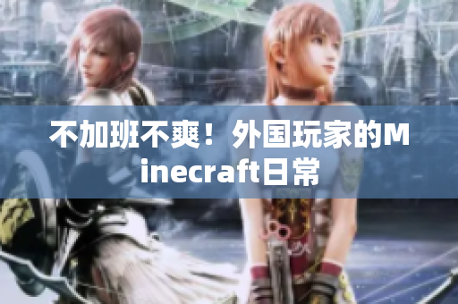 不加班不爽！外国玩家的Minecraft日常
