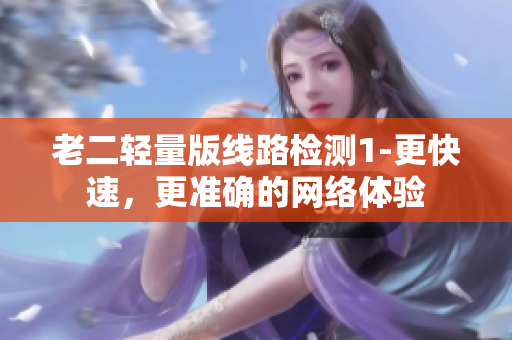 老二轻量版线路检测1-更快速，更准确的网络体验