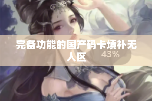 完备功能的国产码卡填补无人区