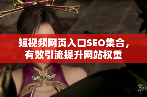短视频网页入口SEO集合，有效引流提升网站权重