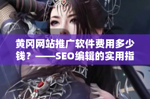 黄冈网站推广软件费用多少钱？——SEO编辑的实用指南