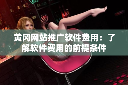 黄冈网站推广软件费用：了解软件费用的前提条件