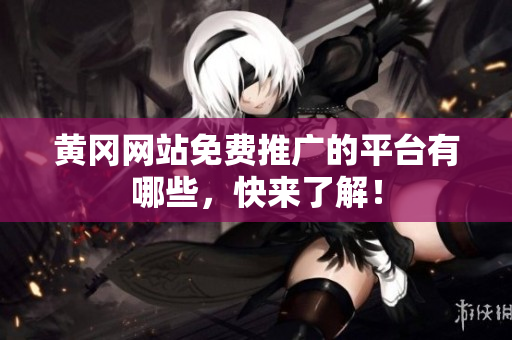 黄冈网站免费推广的平台有哪些，快来了解！