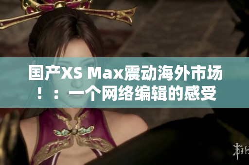 国产XS Max震动海外市场！：一个网络编辑的感受