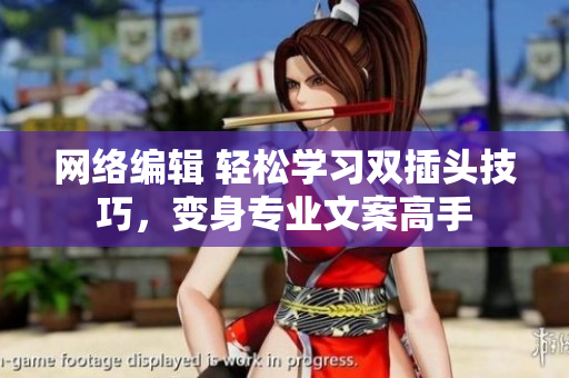 网络编辑 轻松学习双插头技巧，变身专业文案高手