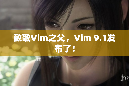 致敬Vim之父，Vim 9.1发布了！