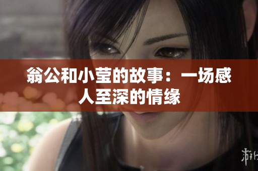 翁公和小莹的故事：一场感人至深的情缘