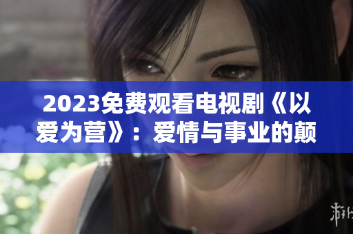 2023免费观看电视剧《以爱为营》：爱情与事业的颠覆冒险