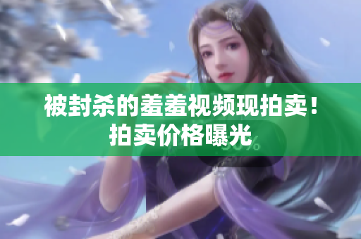被封杀的羞羞视频现拍卖！拍卖价格曝光