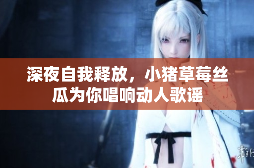 深夜自我释放，小猪草莓丝瓜为你唱响动人歌谣