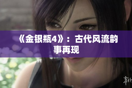 《金银瓶4》：古代风流韵事再现