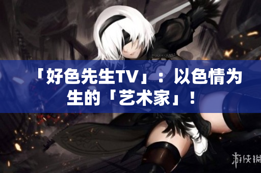 「好色先生TV」：以色情为生的「艺术家」！