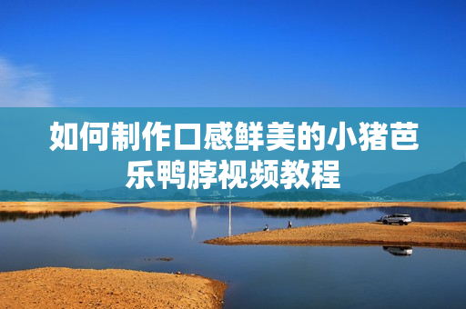如何制作口感鲜美的小猪芭乐鸭脖视频教程