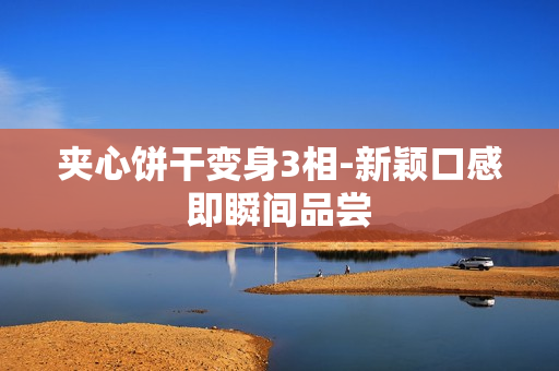 夹心饼干变身3相-新颖口感即瞬间品尝