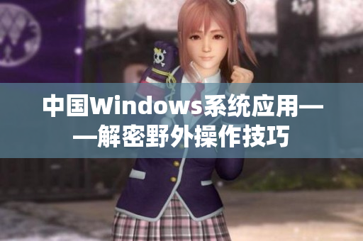 中国Windows系统应用——解密野外操作技巧