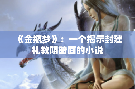 《金瓶梦》：一个揭示封建礼教阴暗面的小说