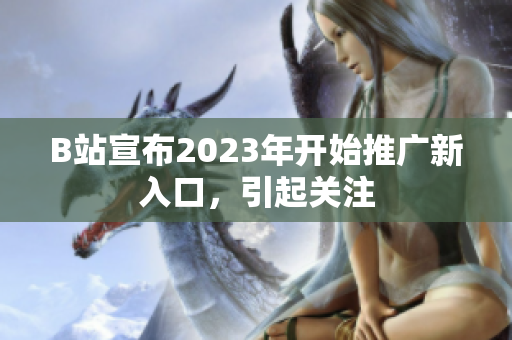B站宣布2023年开始推广新入口，引起关注