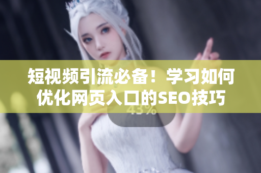 短视频引流必备！学习如何优化网页入口的SEO技巧