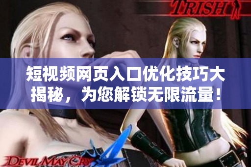 短视频网页入口优化技巧大揭秘，为您解锁无限流量！