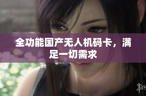 全功能国产无人机码卡，满足一切需求