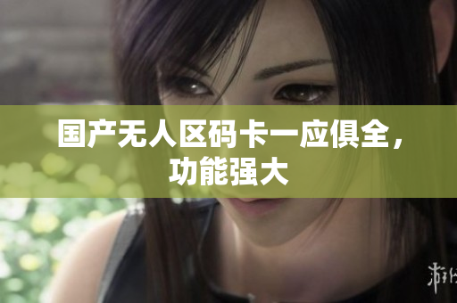 国产无人区码卡一应俱全，功能强大